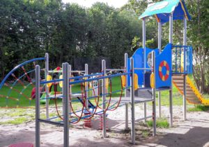 plac zabaw domki nad morzem Koralia