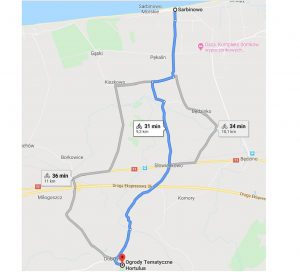 trasa rowerowa Sarbinowo-Dobrzyca